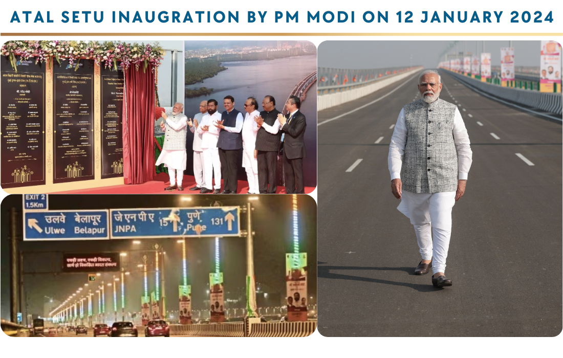 Atal setu PM Modi innaugration
