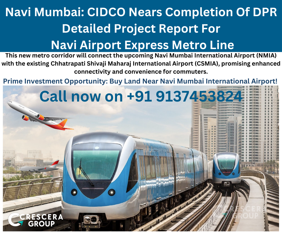 Goldline Metro Navi Mumbai to Mumbai Airport metro