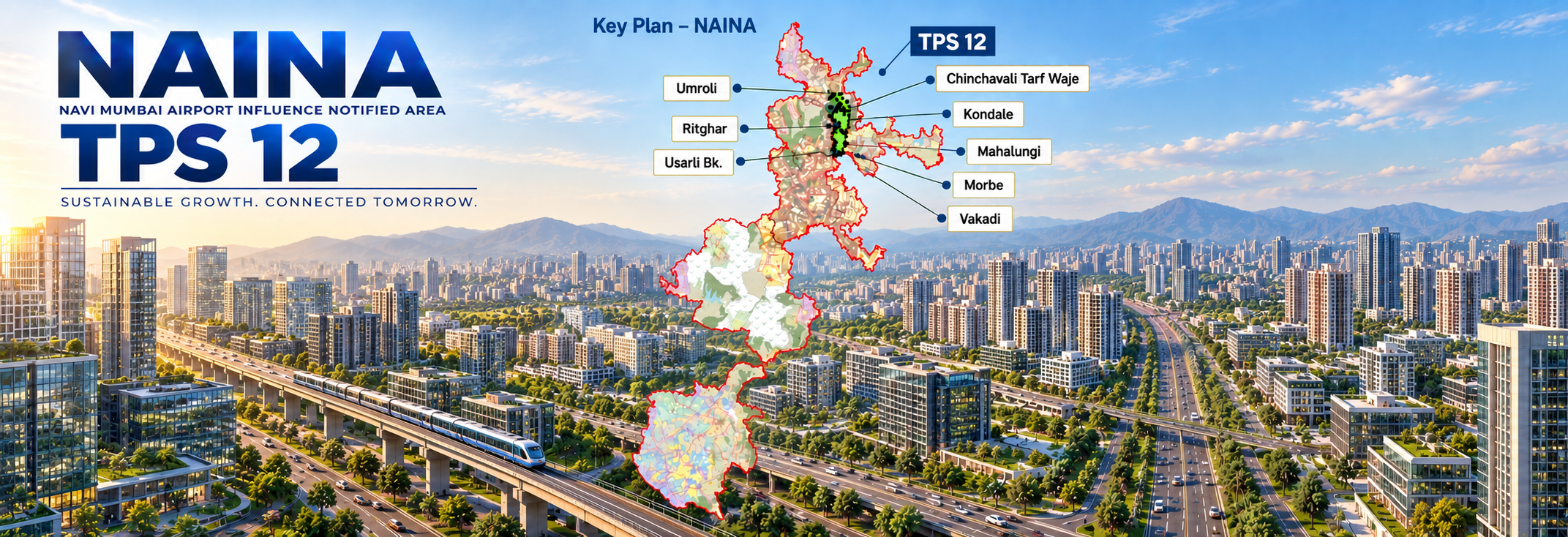 TPS 12 Chinchavali Tarf Waje, Kondale, Mahalungi, Morbe, Ritghar, Umroli, Usarli Bk., Vakadi land