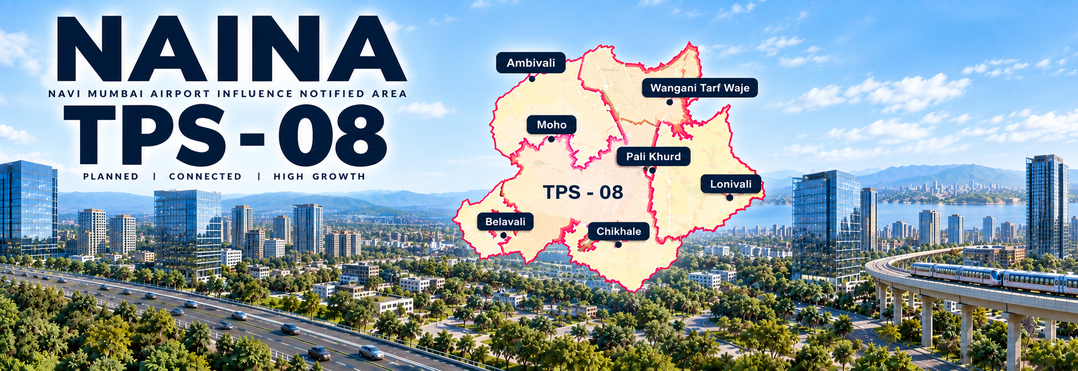 TPS 8 Moho, Pali Khurd, Belavali, Chikhale, Ambivali, Lonivali, Wangani Tarf Waje land