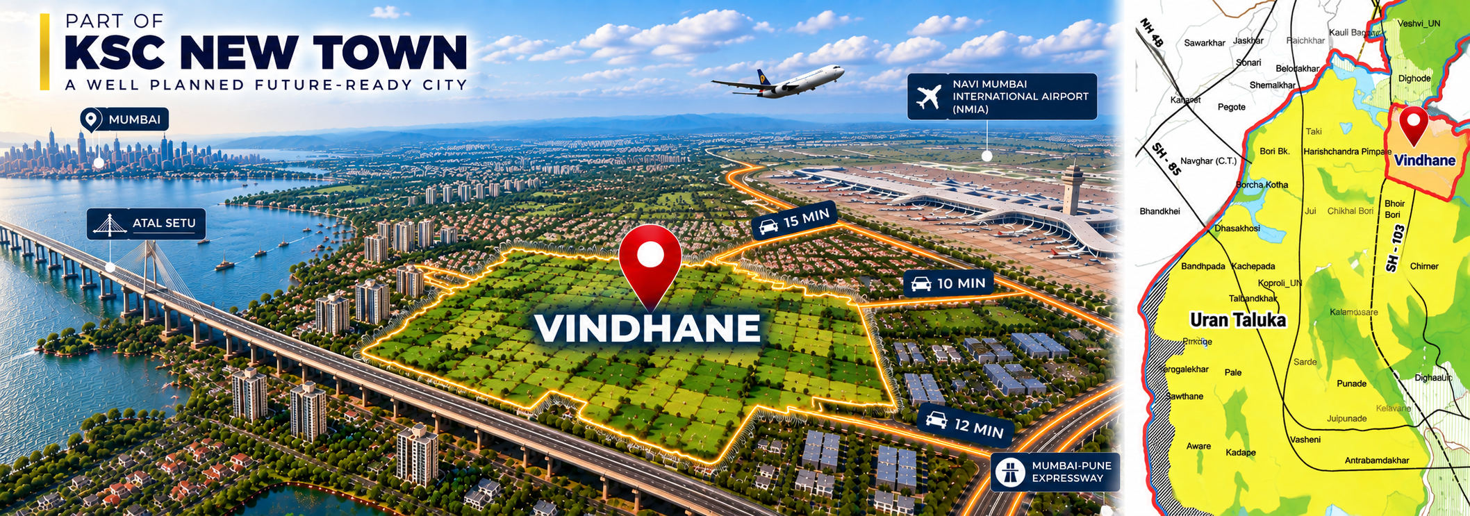 Land plot in vindhane