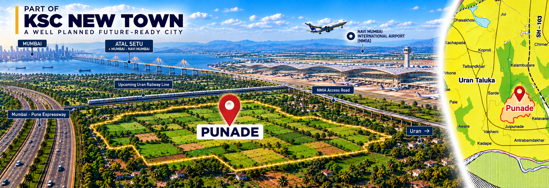 Land Plot in punade uran KSC New Town