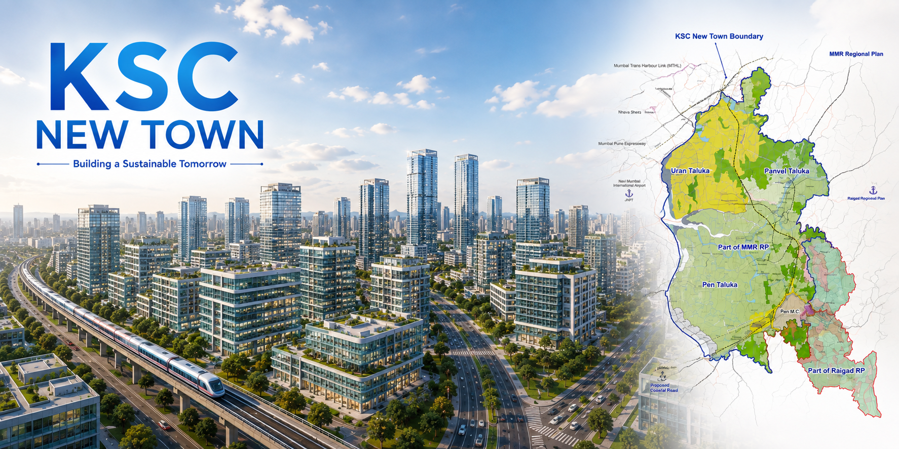 KSC New Town Land/Plot Investment Uran Pen Panvel Mumbai 3.0