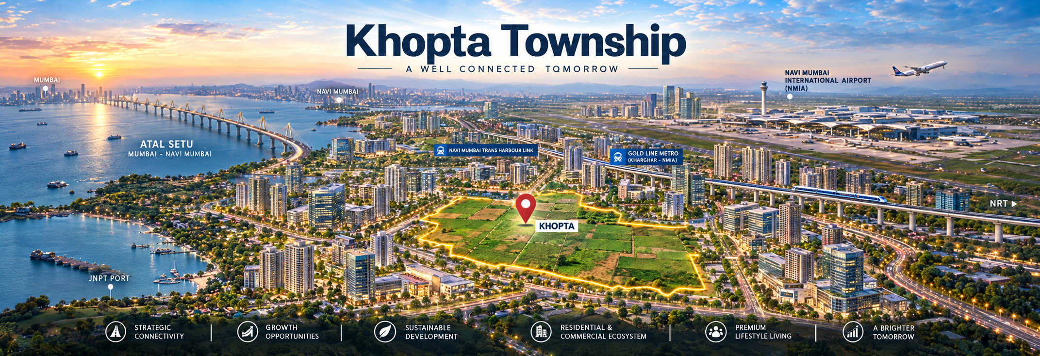 Land Plot in Khopta Township Uran